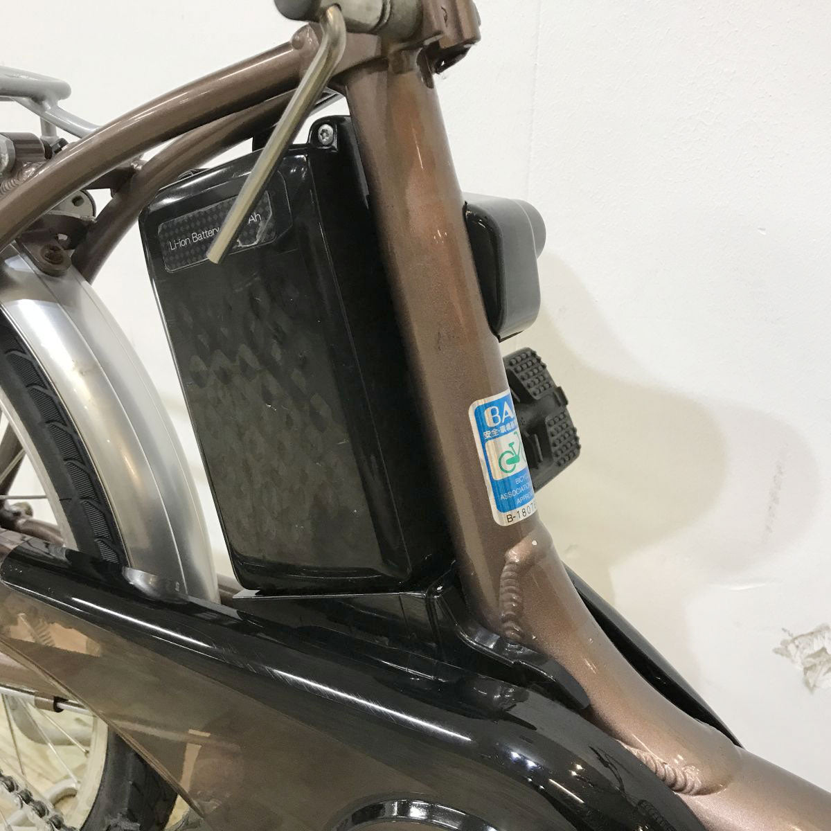 中古電動自転車 パナソニック ビビLS 20 ブラウン 20インチ KK108