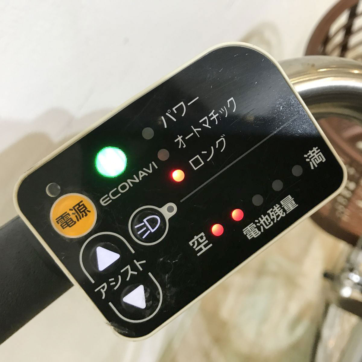 中古電動自転車 パナソニック ビビLS 20 ブラウン 20インチ KK108