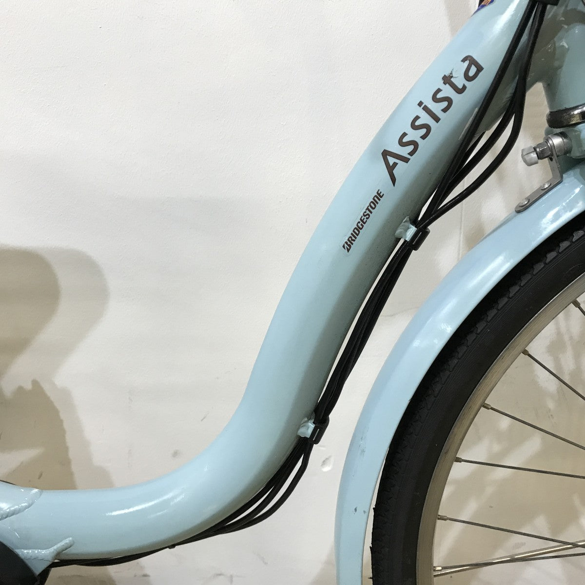 中古電動自転車 ブリヂストン アシスタベーシック ブルー 26インチ KK109