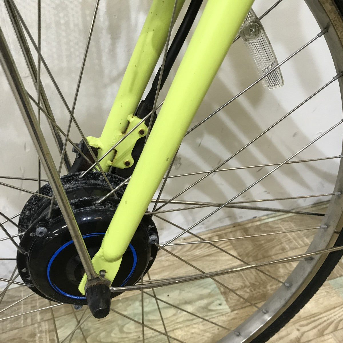 ブリヂストン アルベルトe（デュアルドライブ） グリーン 27インチ KK110 【中古車】