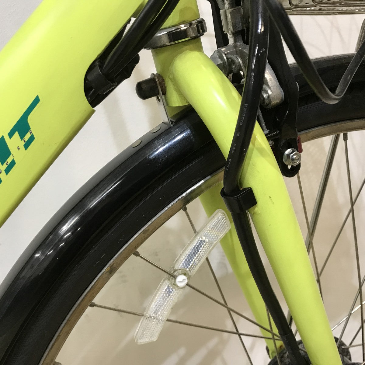 中古電動自転車 ブリヂストン アルベルトe グリーン 27インチ KK110
