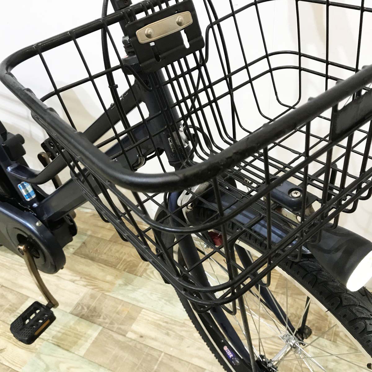 中古電動自転車 パナソニック ティモS ネイビー 26インチ KK112