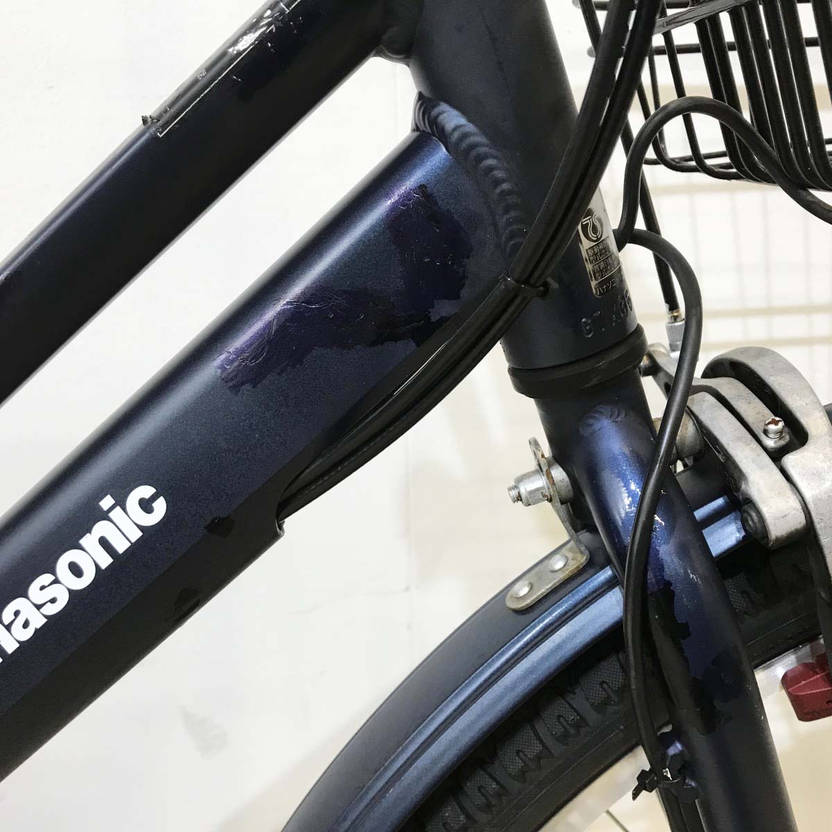 中古電動自転車 パナソニック ティモS ネイビー 26インチ KK112