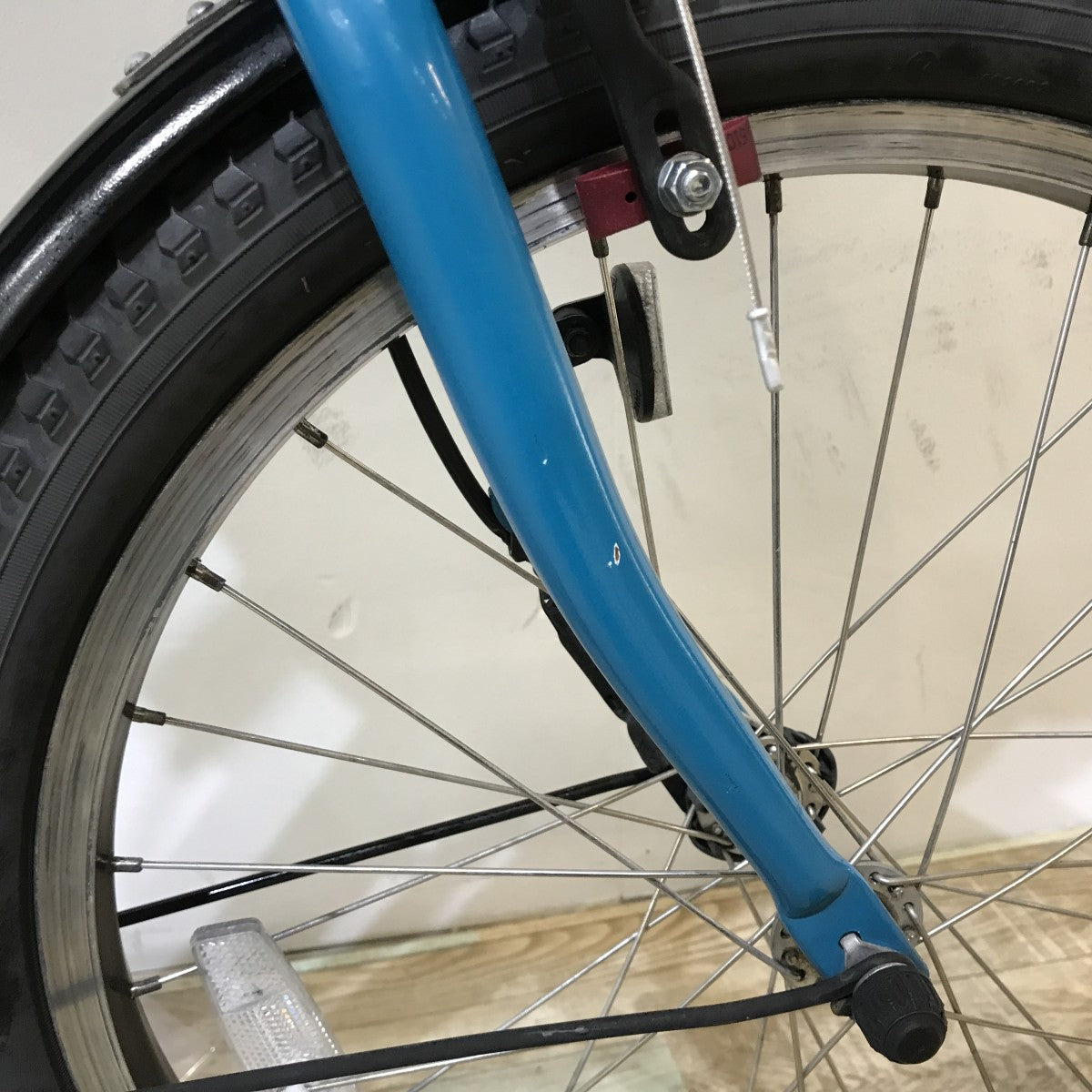中古電動自転車 ヤマハ パスキッスミニアン ブルー 20インチ KK113