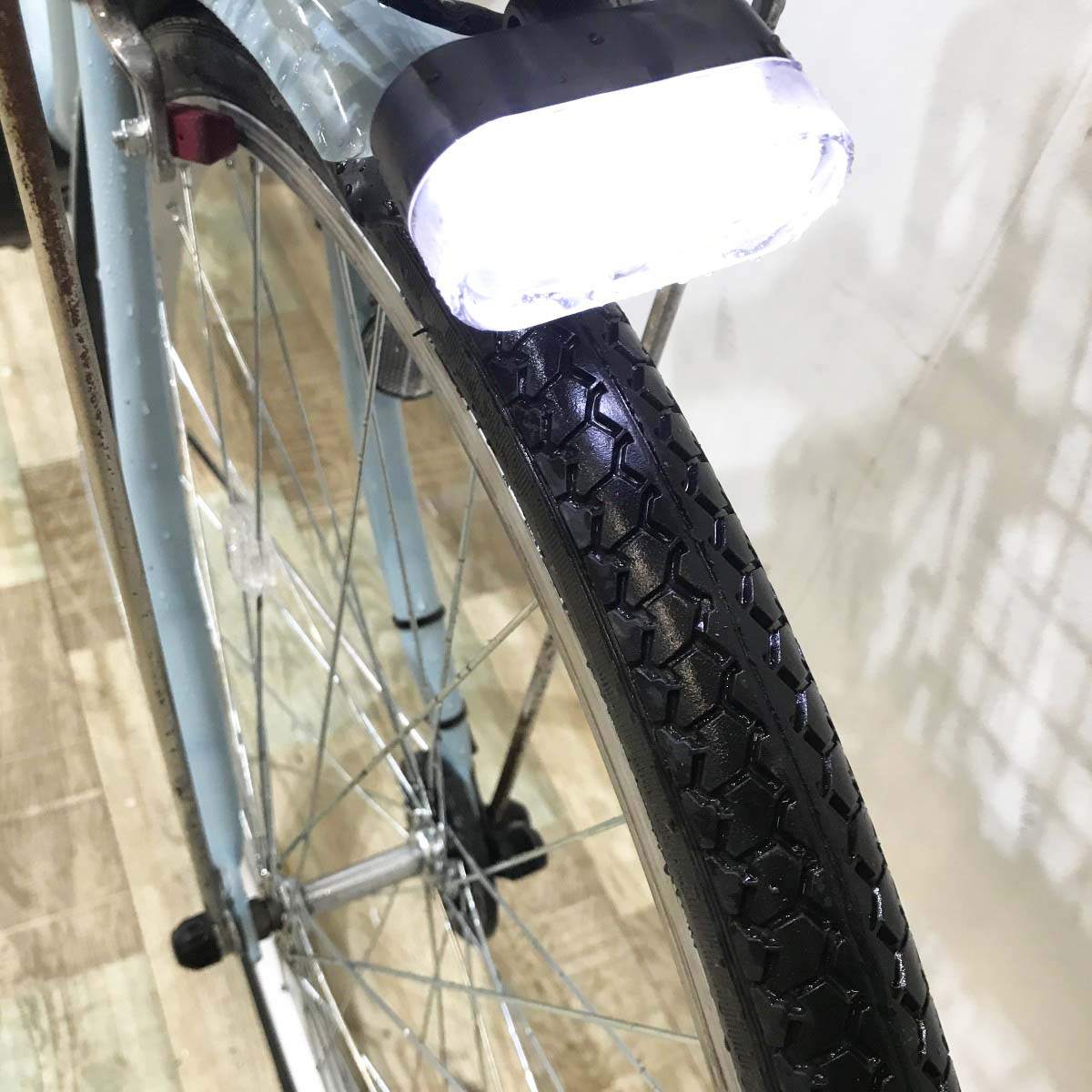 中古電動自転車 ブリヂストン アシスタファイン ブルー 26インチ KK115