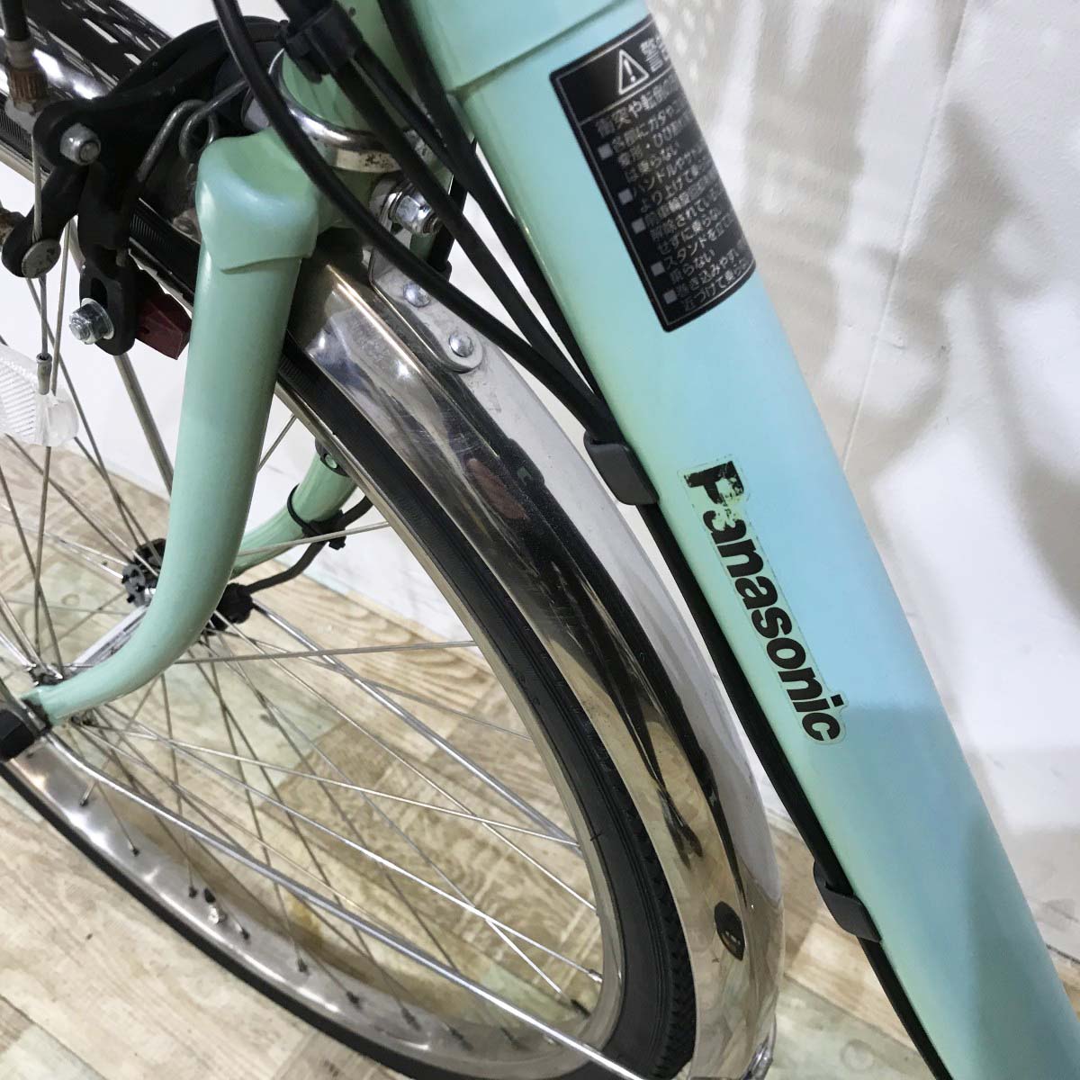 中古電動自転車 パナソニック ビビDX グリーン 26インチ KL007