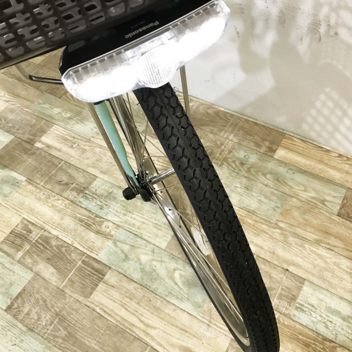 中古電動自転車 パナソニック ビビDX グリーン 26インチ KL007