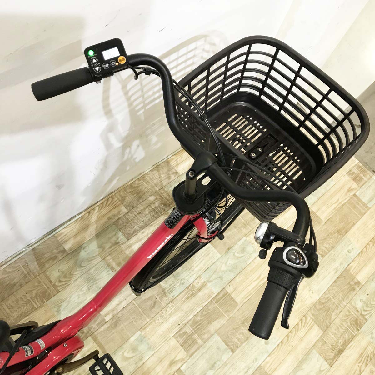 中古電動自転車 パナソニック ギュットアニーズF レッド 26インチ KL011