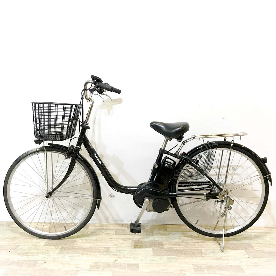 中古電動自転車 パナソニック ビビYX ブラック 26インチ KL015