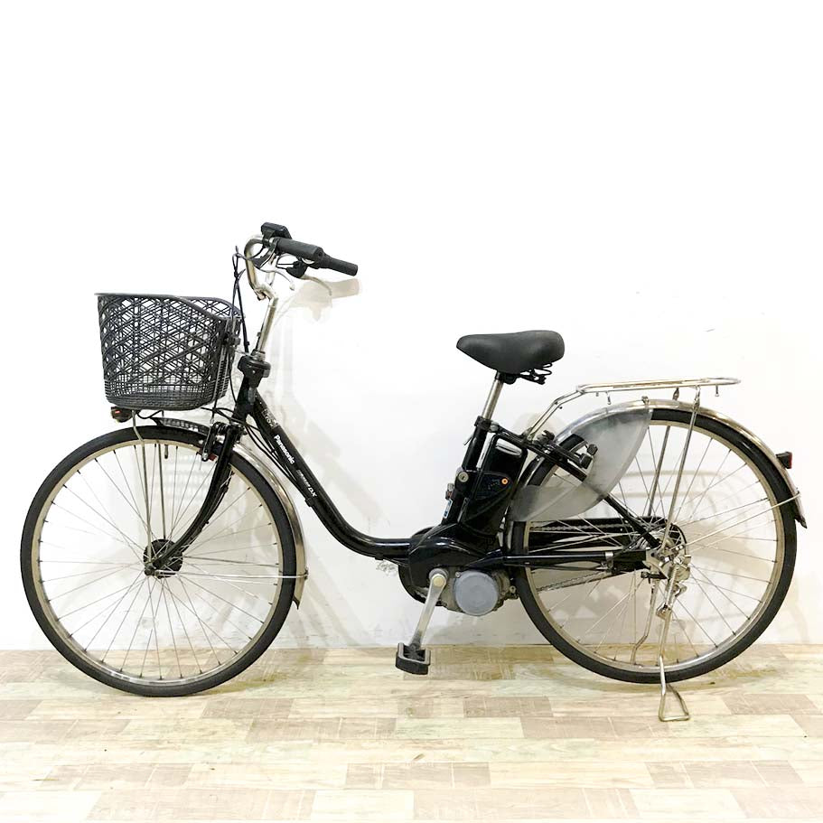 中古電動自転車 パナソニック ビビDX ブラック 26インチ KL017