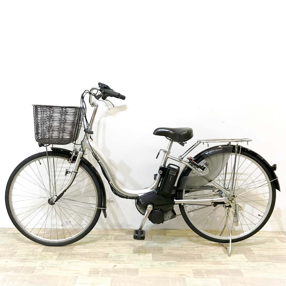 中古電動自転車 ヤマハ PAS ナチュラ シルバー 26インチ KL018 – e-CHARIty