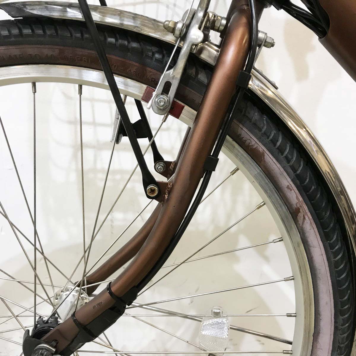 中古電動自転車 ヤマハ PAS ミナ ブラウン 26インチ KL022