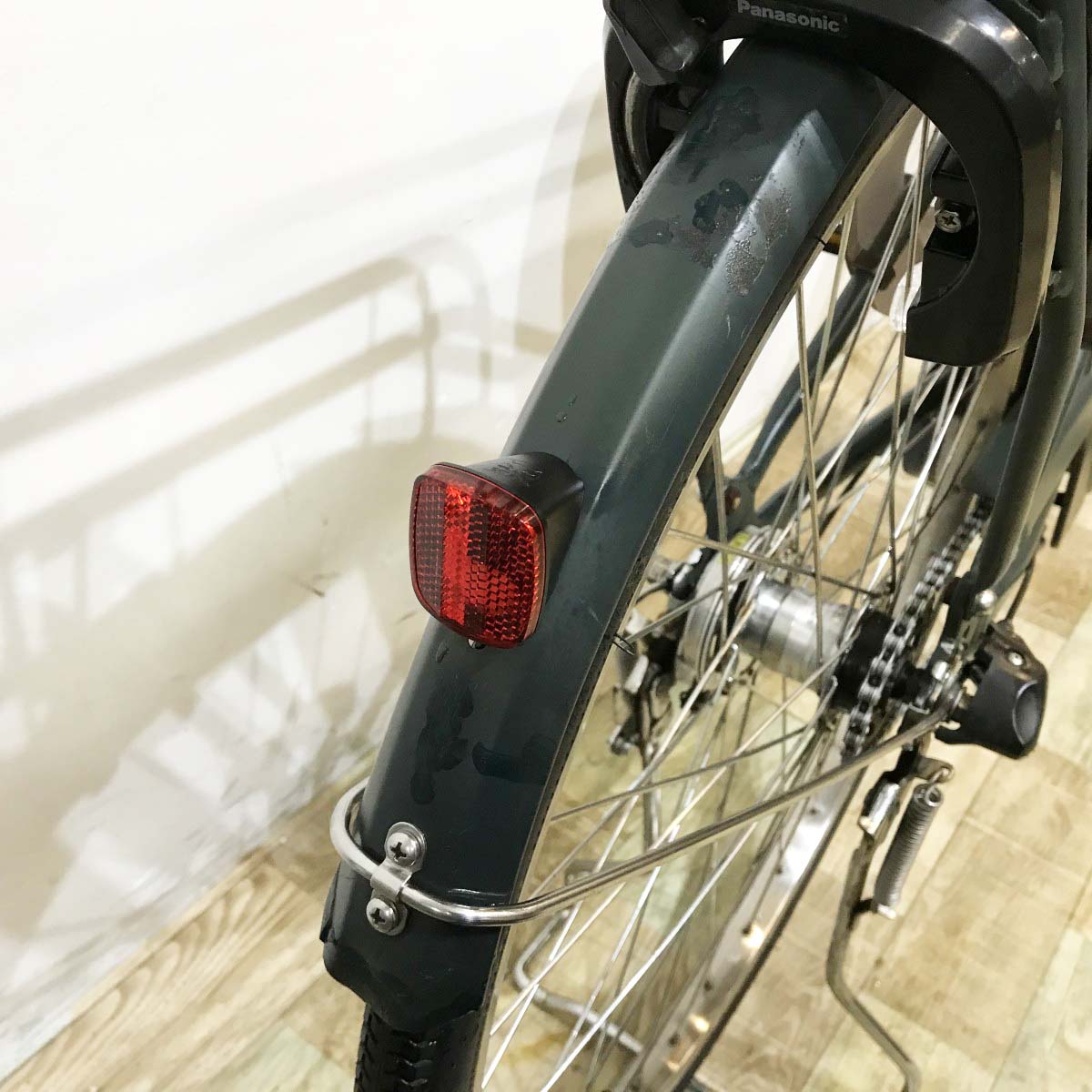 中古電動自転車 パナソニック ティモL カーキ 26インチ KL023