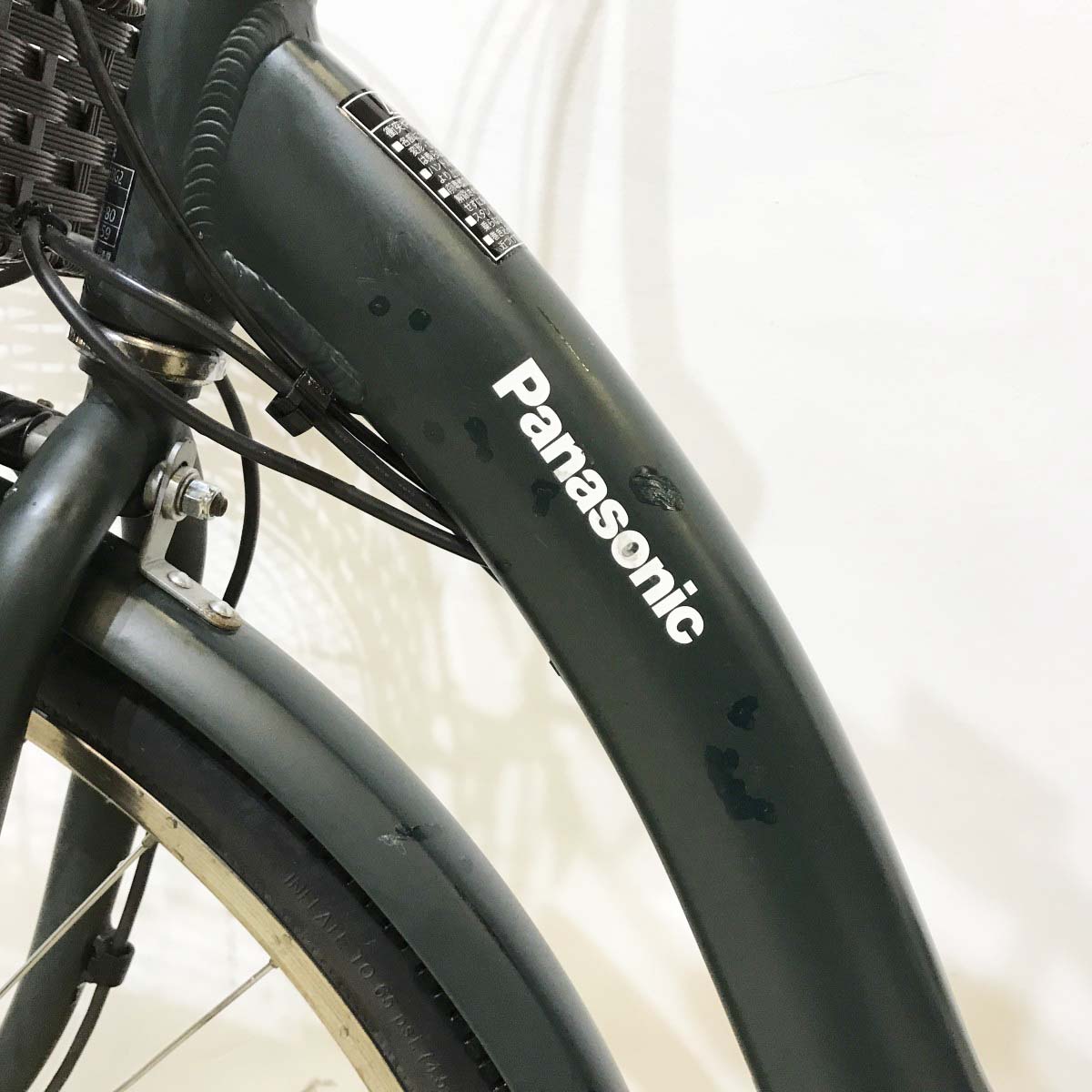 中古電動自転車 パナソニック ティモL カーキ 26インチ KL023