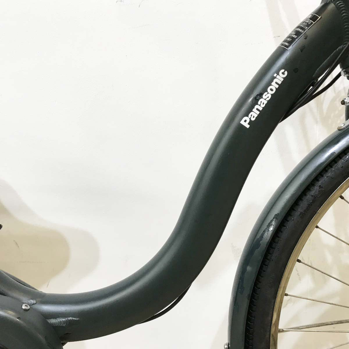 中古電動自転車 パナソニック ティモL カーキ 26インチ KL023