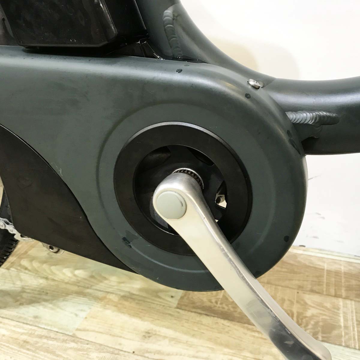中古電動自転車 パナソニック ティモL カーキ 26インチ KL023