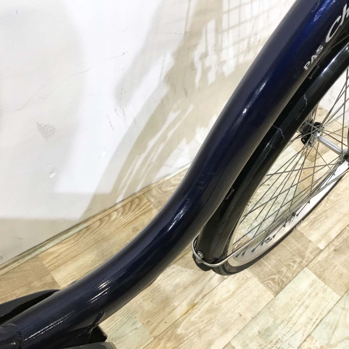 中古電動自転車 ヤマハ PAS チア ネイビー 26インチ KL025