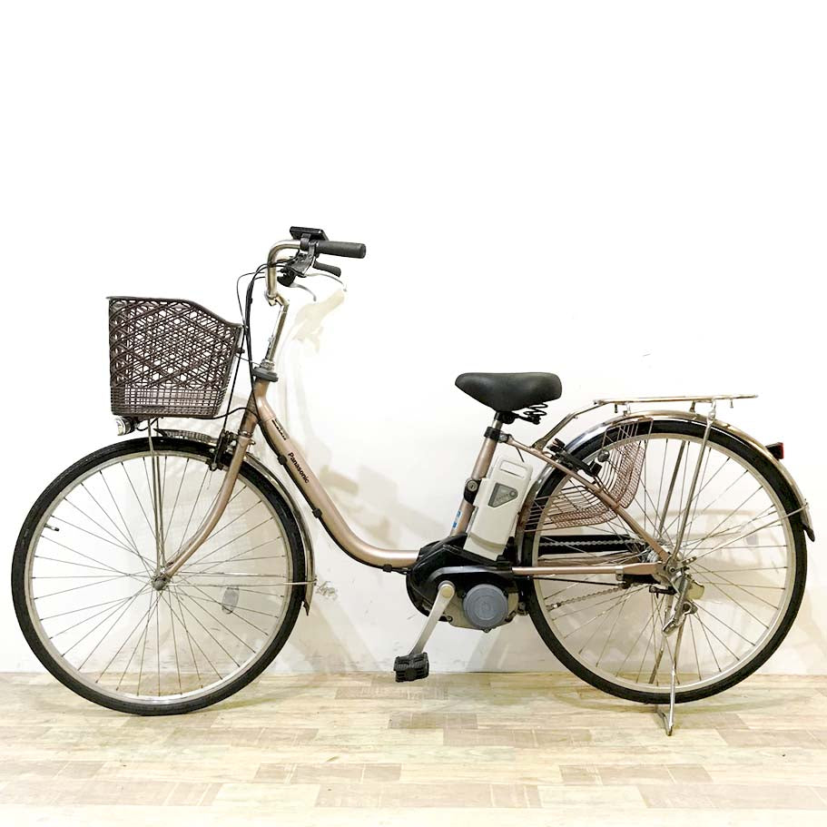 中古電動自転車 パナソニック ビビTX ピンク 26インチ KL028