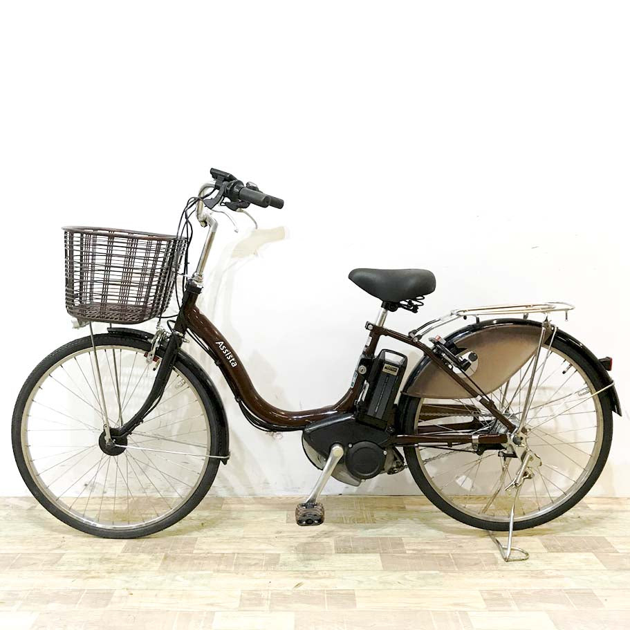 中古電動自転車 ブリヂストン アシスタロイヤル ブラウン 24インチ KL034
