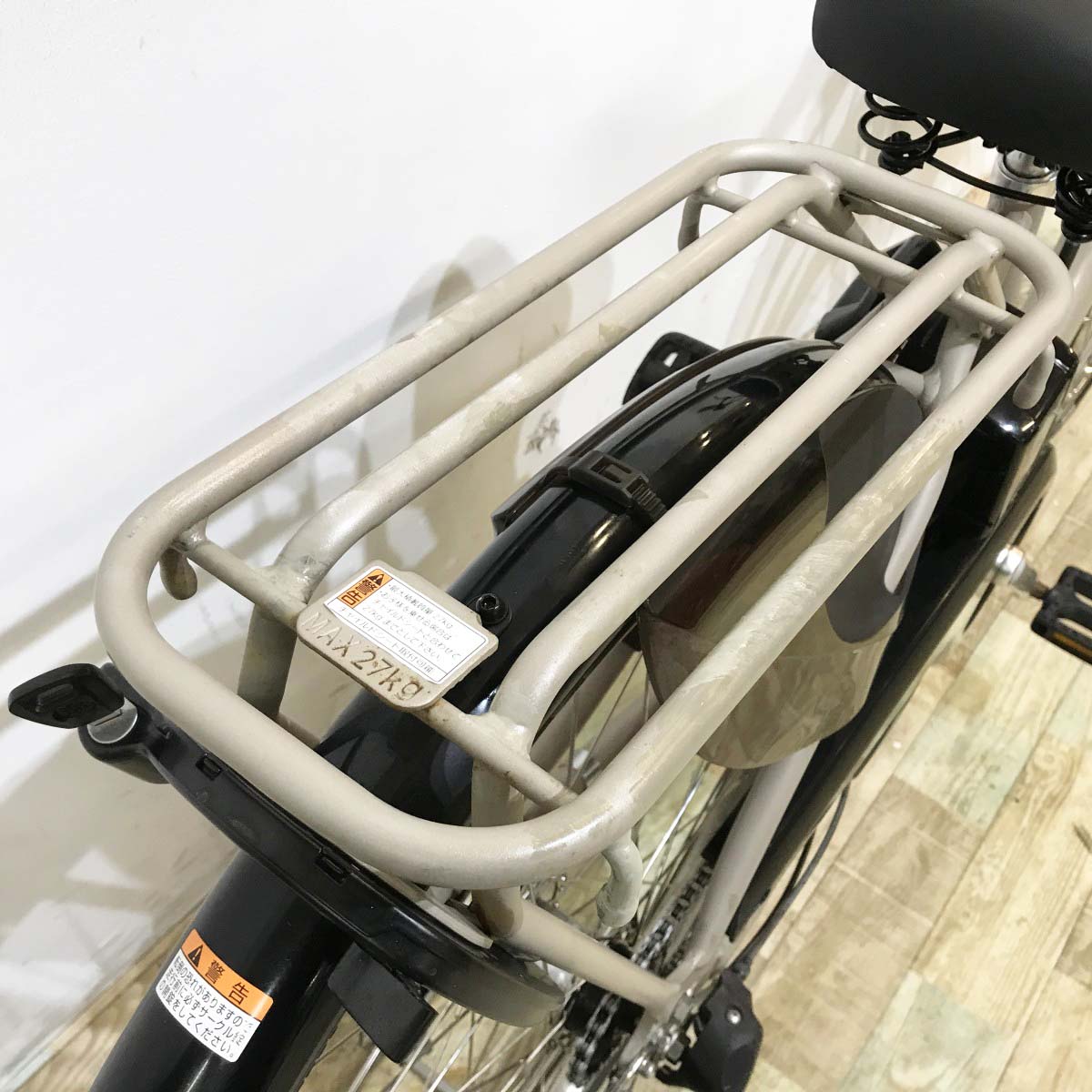中古電動自転車 ヤマハ PAS ウィズ ベージュ 26インチ KL038