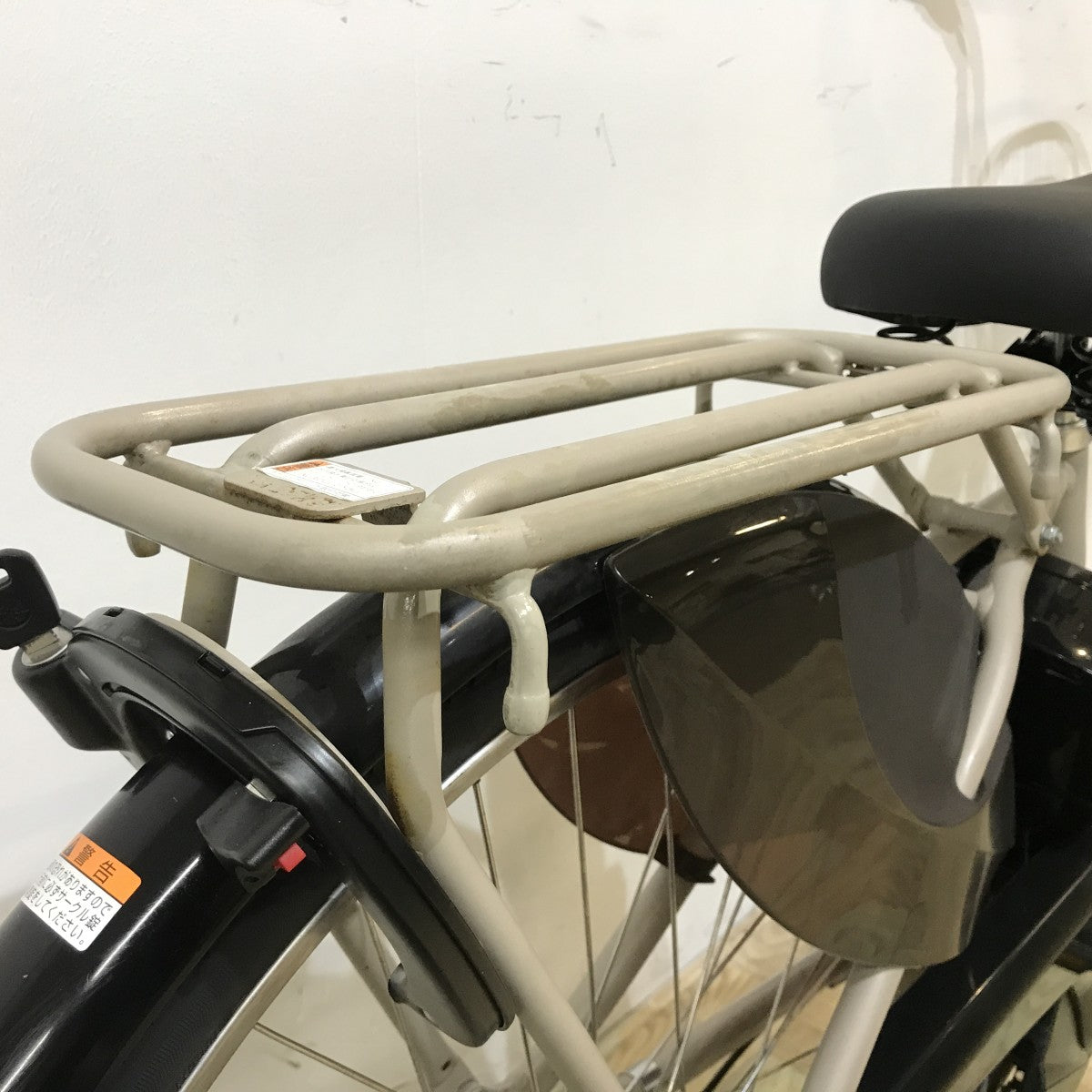 中古電動自転車 ヤマハ PAS ウィズ ベージュ 26インチ KL038