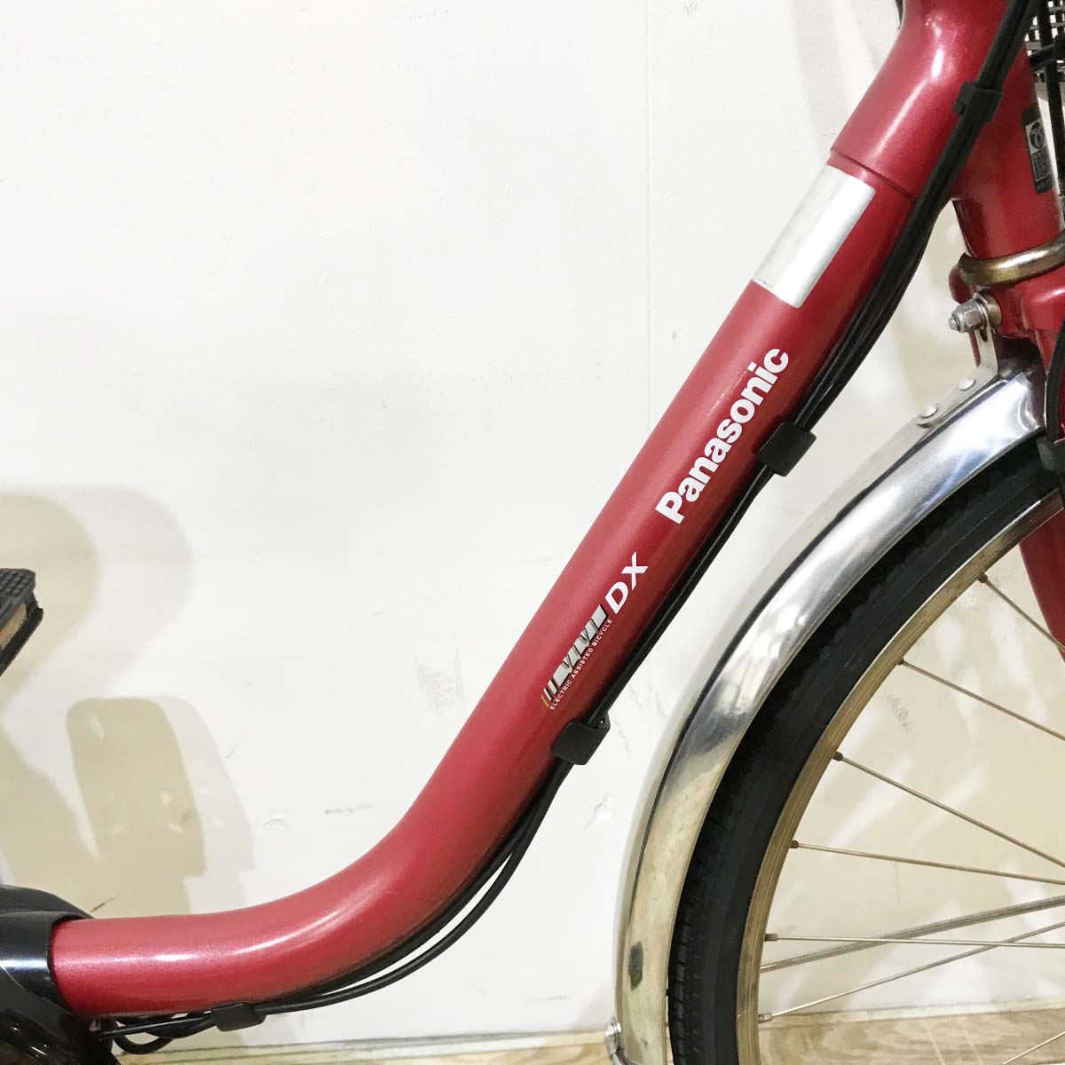 中古電動自転車 パナソニック ビビDX レッド 26インチ KL040