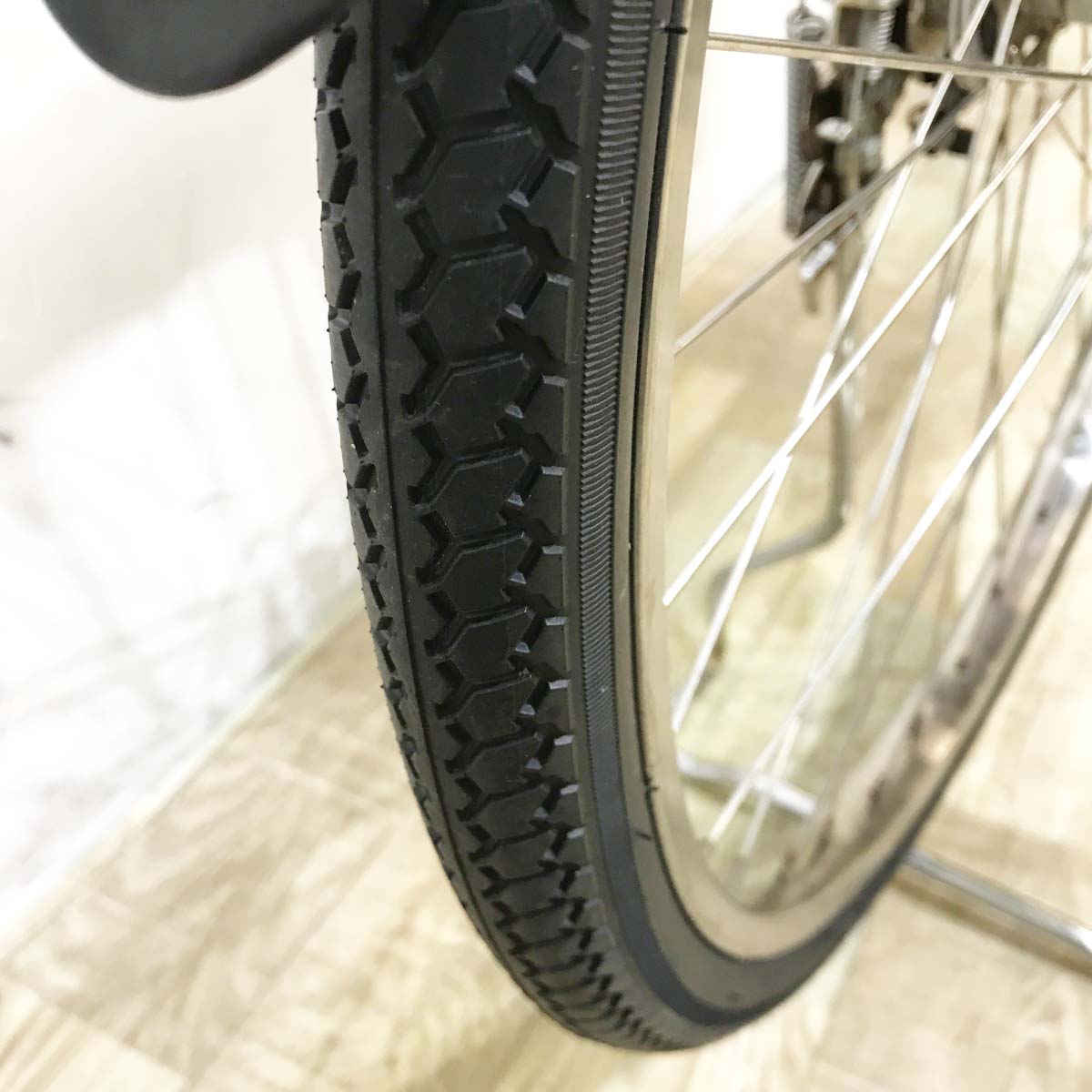 中古電動自転車 パナソニック ビビDX レッド 26インチ KL040
