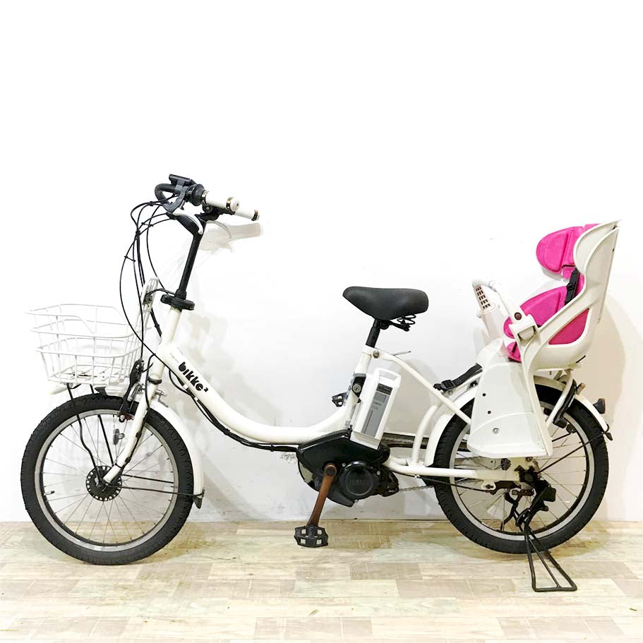 中古電動自転車 ブリヂストン ビッケ2e ホワイト 20インチ KL044