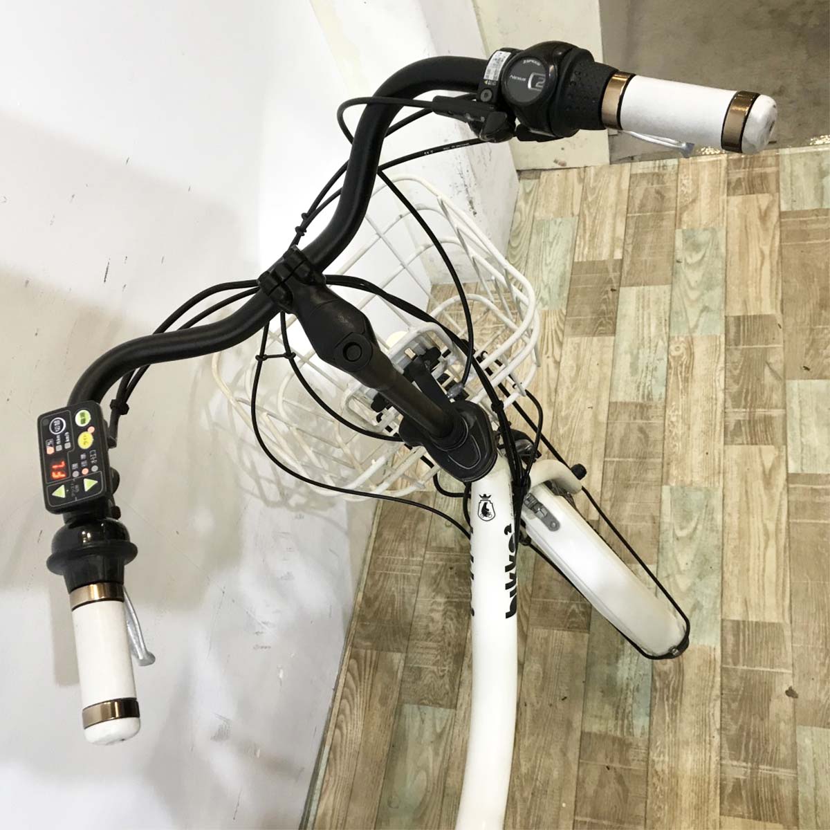 ブリヂストン ビッケ2e ホワイト 20インチ KL044 【中古車】