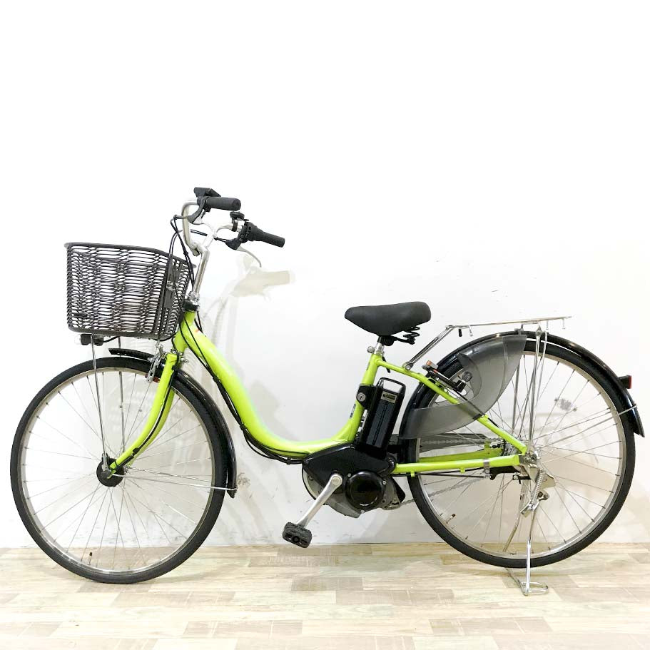 中古電動自転車 ヤマハ PAS ナチュラL グリーン 26インチ KL046