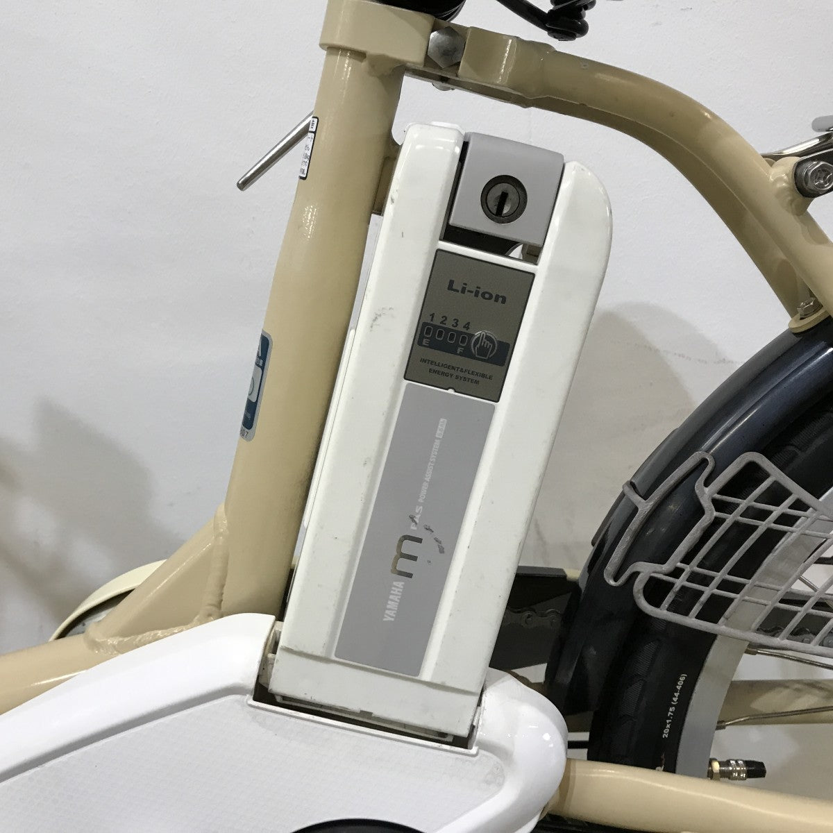 中古電動自転車 ヤマハ PAS コンパクト ベージュ 20インチ KL047