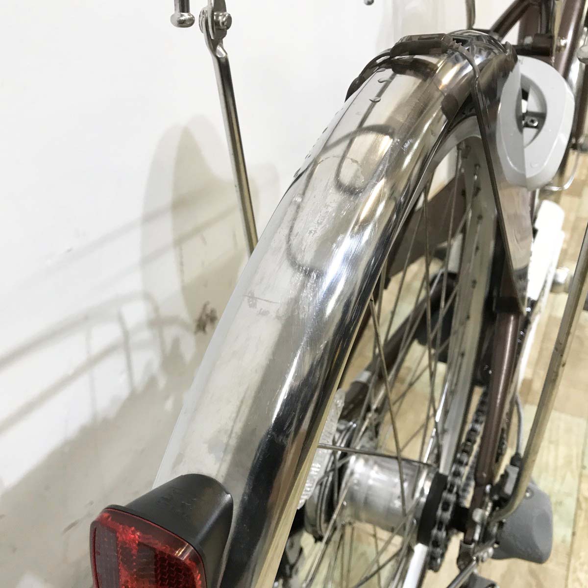 中古電動自転車 パナソニック ビビライトU ブラウン 24インチ KL048