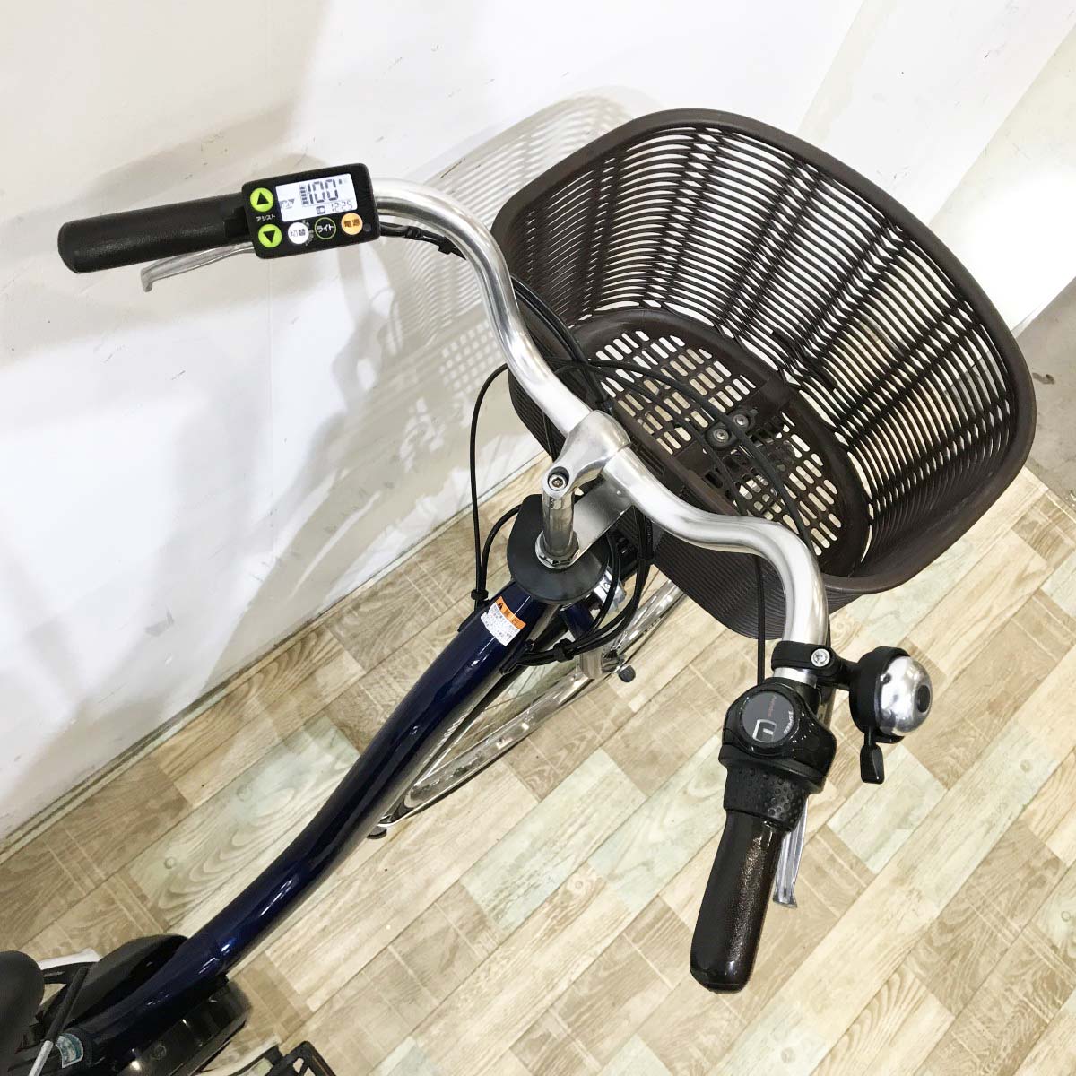 中古電動自転車 ヤマハ PAS ウィズ ネイビー 26インチ KL049