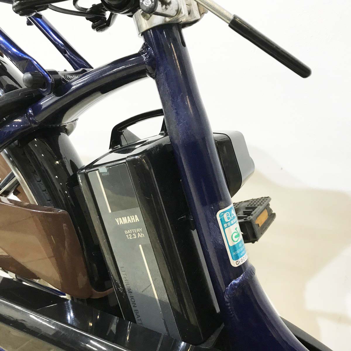 中古電動自転車 ヤマハ PAS ウィズ ネイビー 26インチ KL049