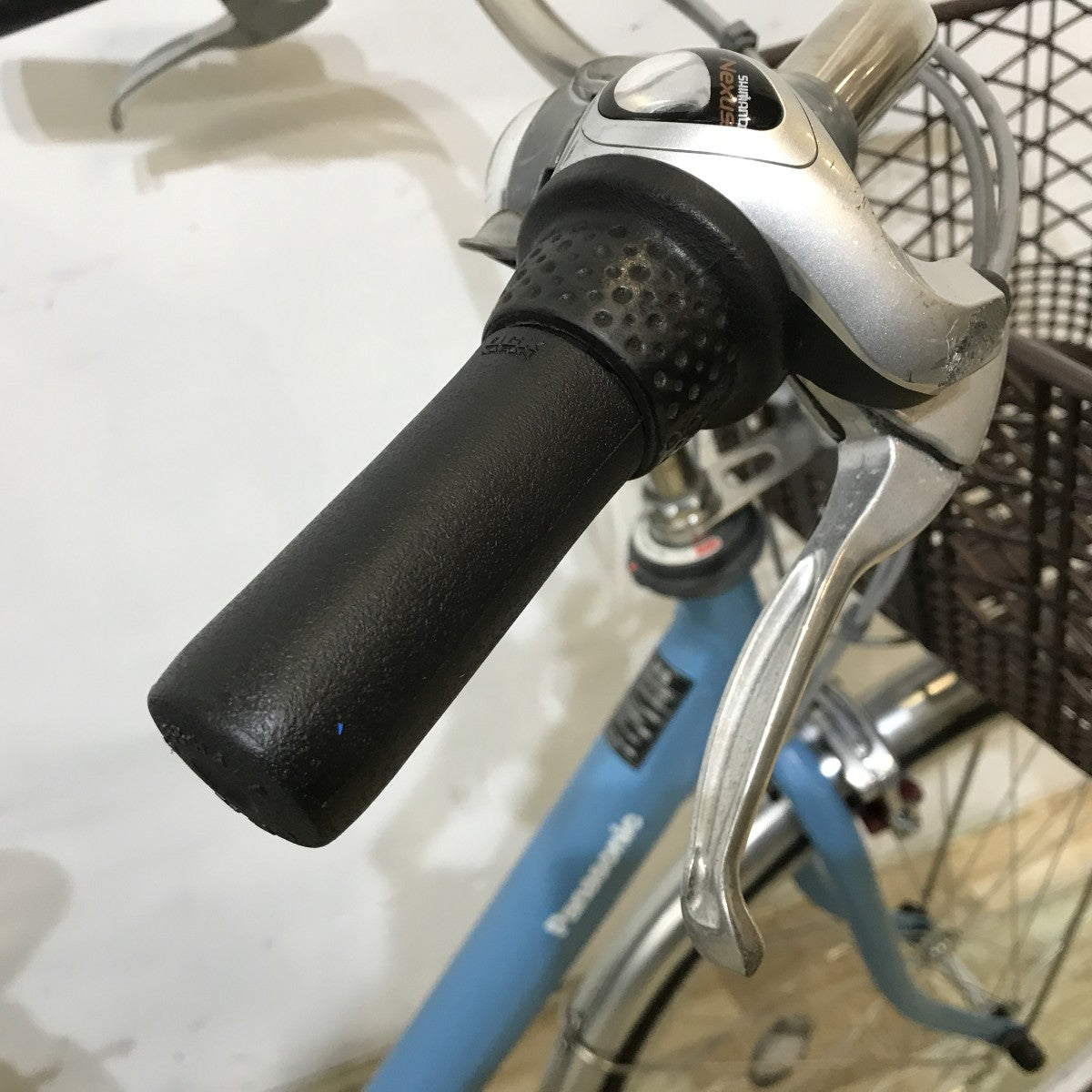中古電動自転車 パナソニック ビビLU ブルー 26インチ KL054