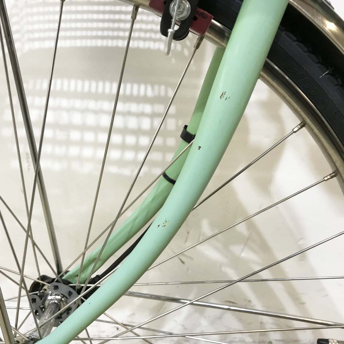 中古電動自転車 パナソニック ビビ グリーン 26インチ KL058