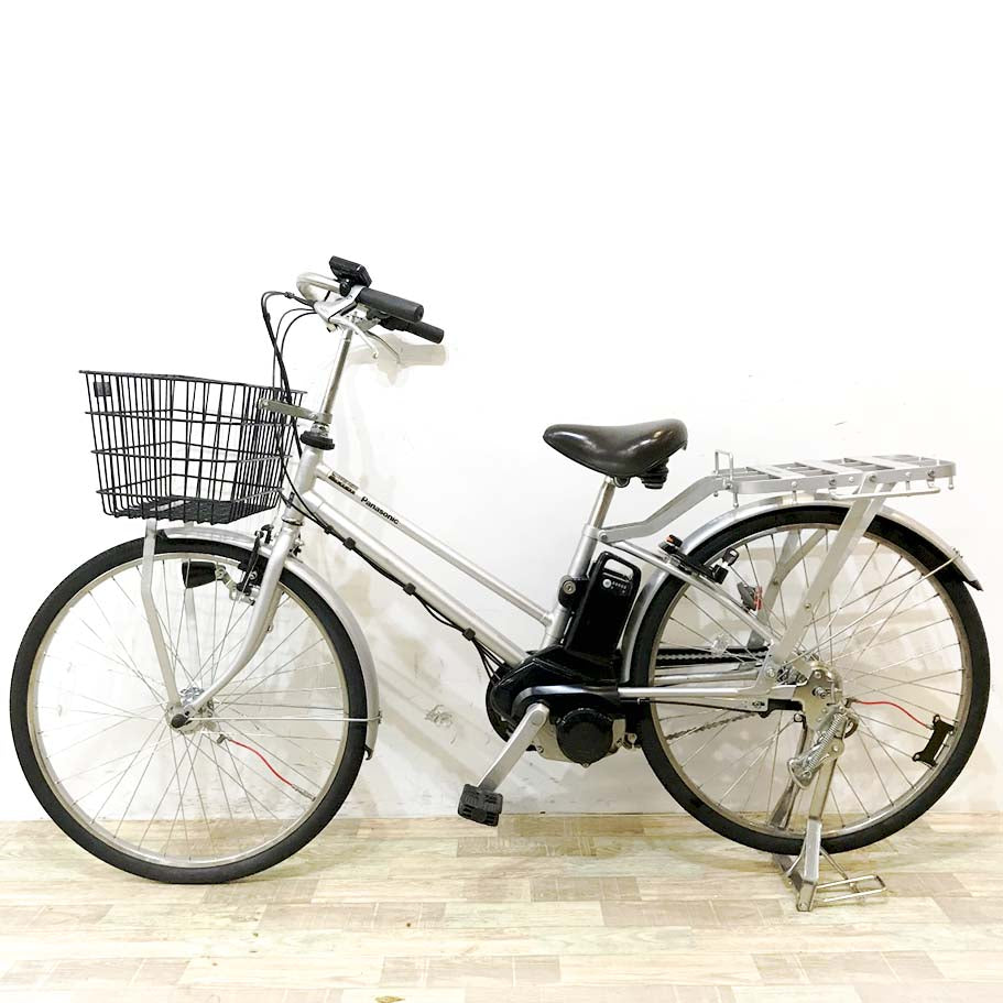 中古電動自転車 パナソニック パートナーDX シルバー 26インチ KL059