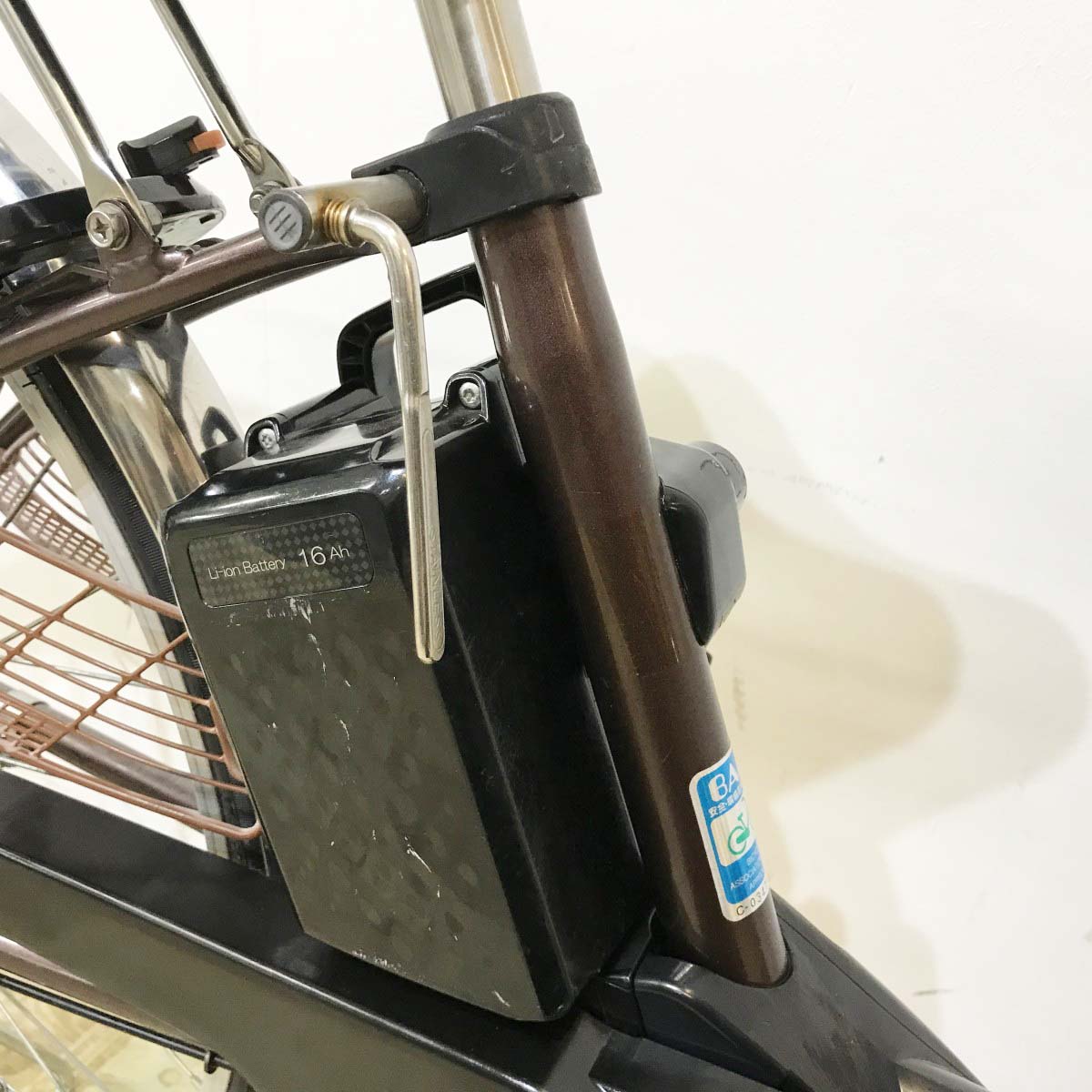 中古電動自転車 パナソニック ビビSX ブラウン 26インチ KL060