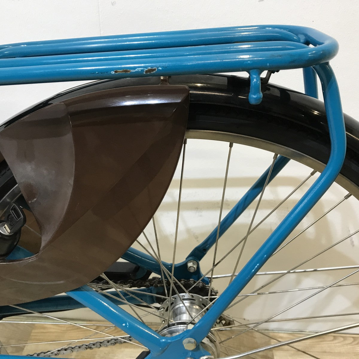 中古電動自転車 ヤマハ PAS ウィズ ブルー 26インチ KL061