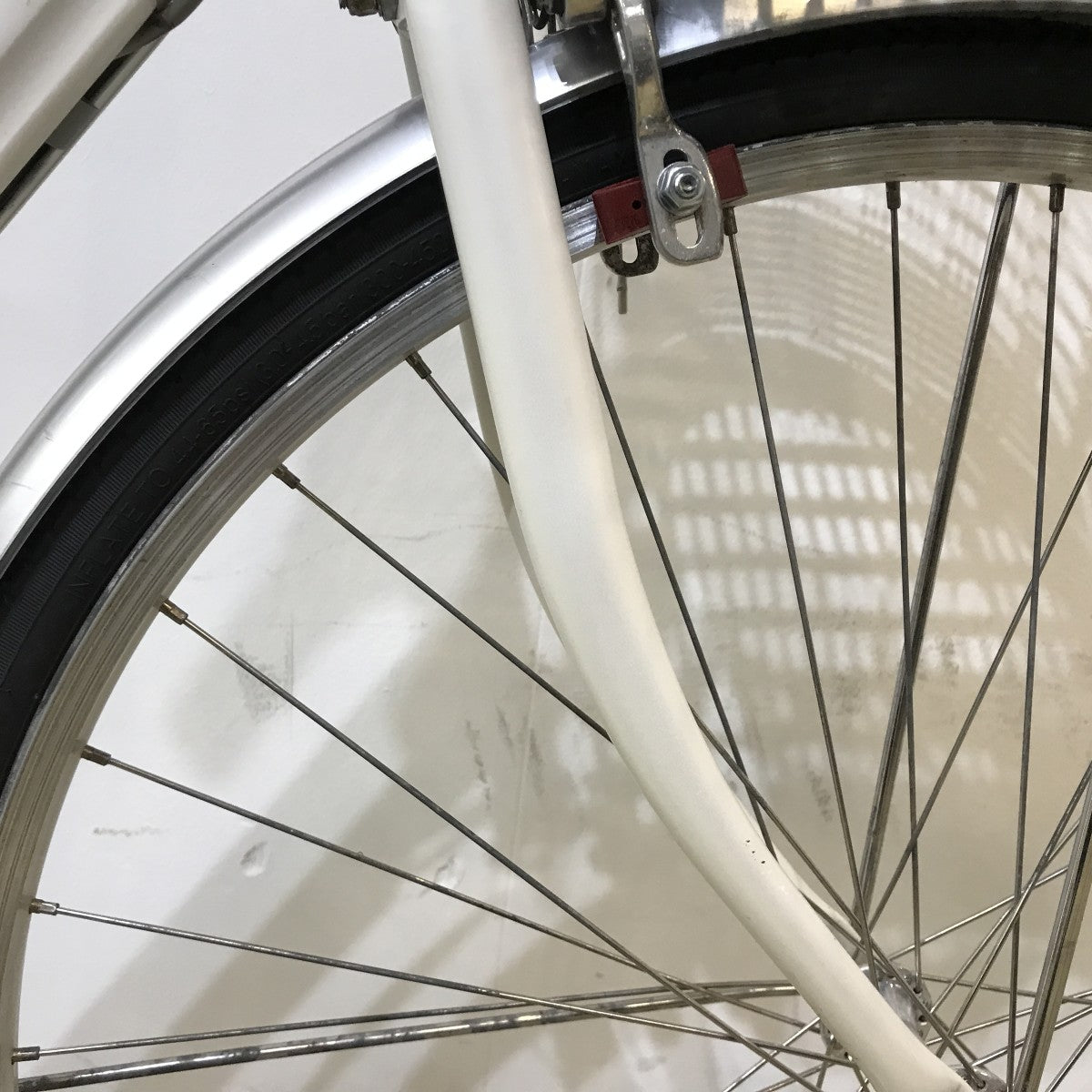 中古電動自転車 パナソニック ビビ ライトU ホワイト 26インチ KL067