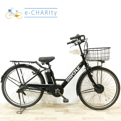 ブリヂストン ステップクルーズe（デュアルドライブ） ブラック 26インチ KL069 【中古車】