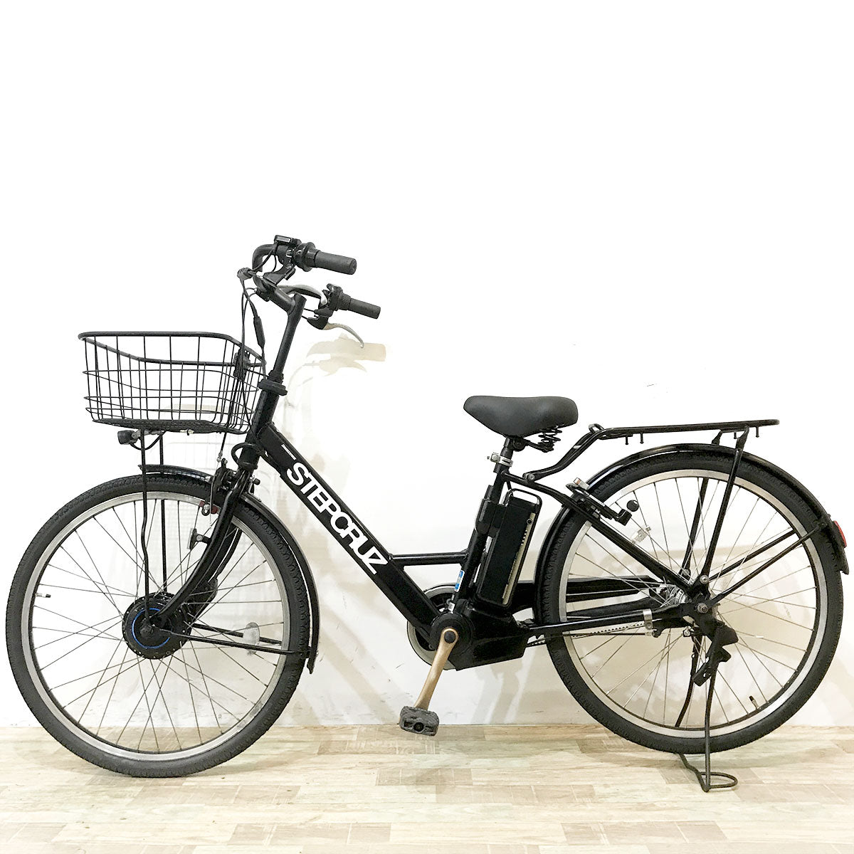 ブリヂストン ステップクルーズe（デュアルドライブ） ブラック 26インチ KL069 【中古車】