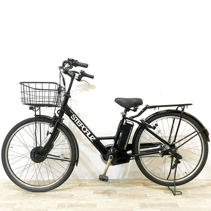 ブリヂストン ステップクルーズe（デュアルドライブ） ブラック 26インチ KL069 【中古車】