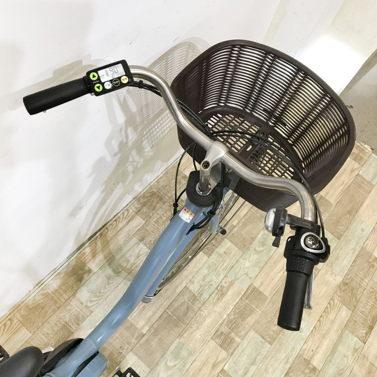 中古電動自転車 ヤマハ PAS ウィズ ブルー 26インチ KL070