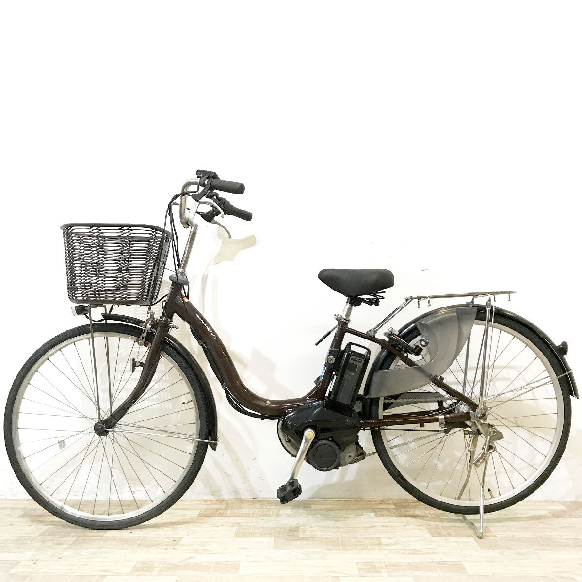 中古電動自転車 ヤマハ PAS ナチュラM ブラウン 26インチ KL072