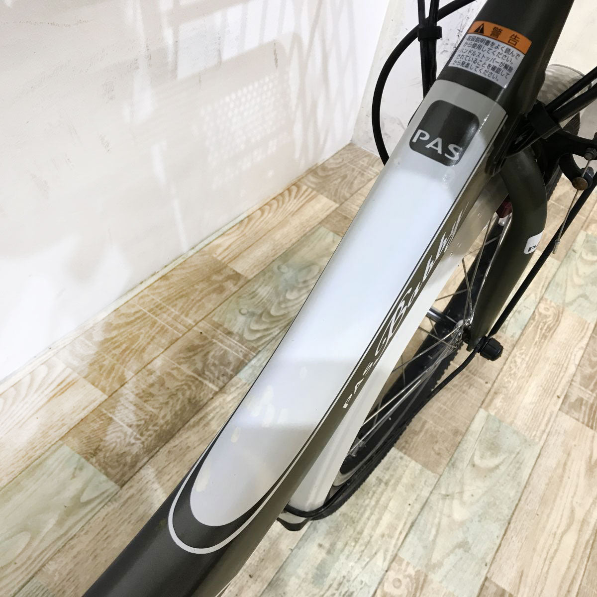 中古電動自転車 ヤマハ PAS バビーアン カーキ 20インチ KL078