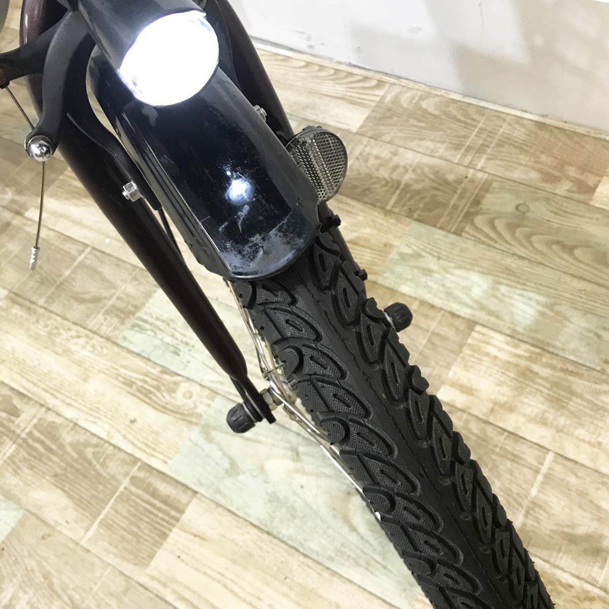 中古電動自転車 ヤマハ PAS キッスミニアン ブラウン 20インチ KL079