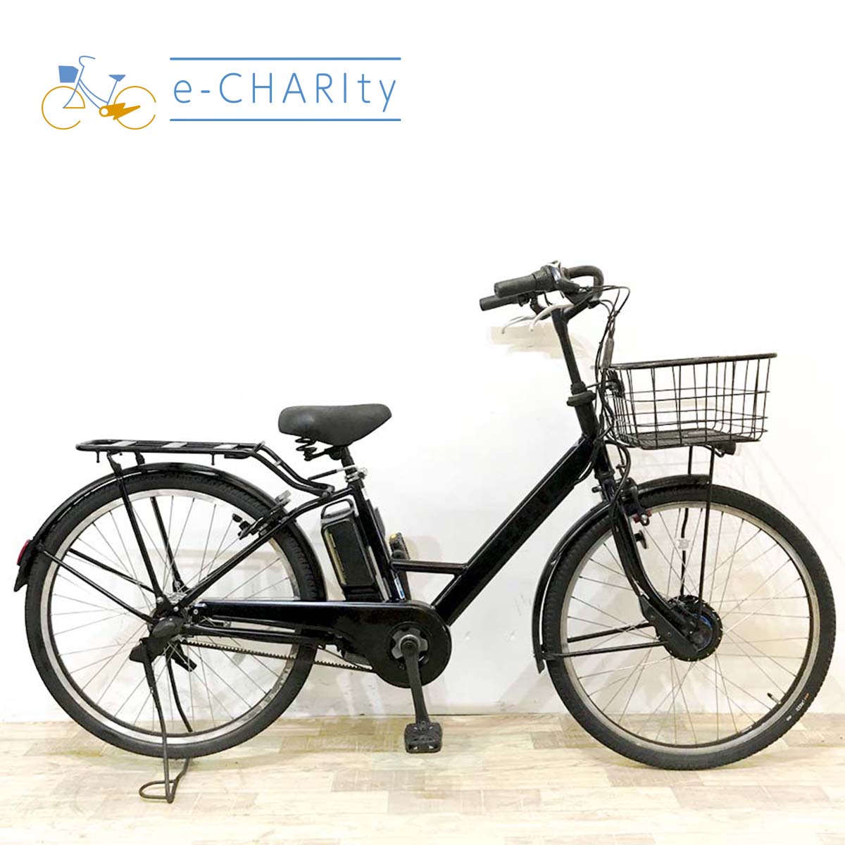 中古電動自転車 ブリヂストン ステップクルーズe ブラック 26インチ KL080