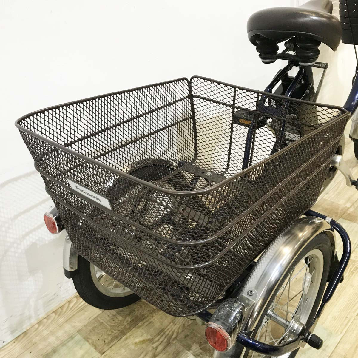 中古電動自転車 パナソニック ビビライフ ネイビー 18×16インチ KL081