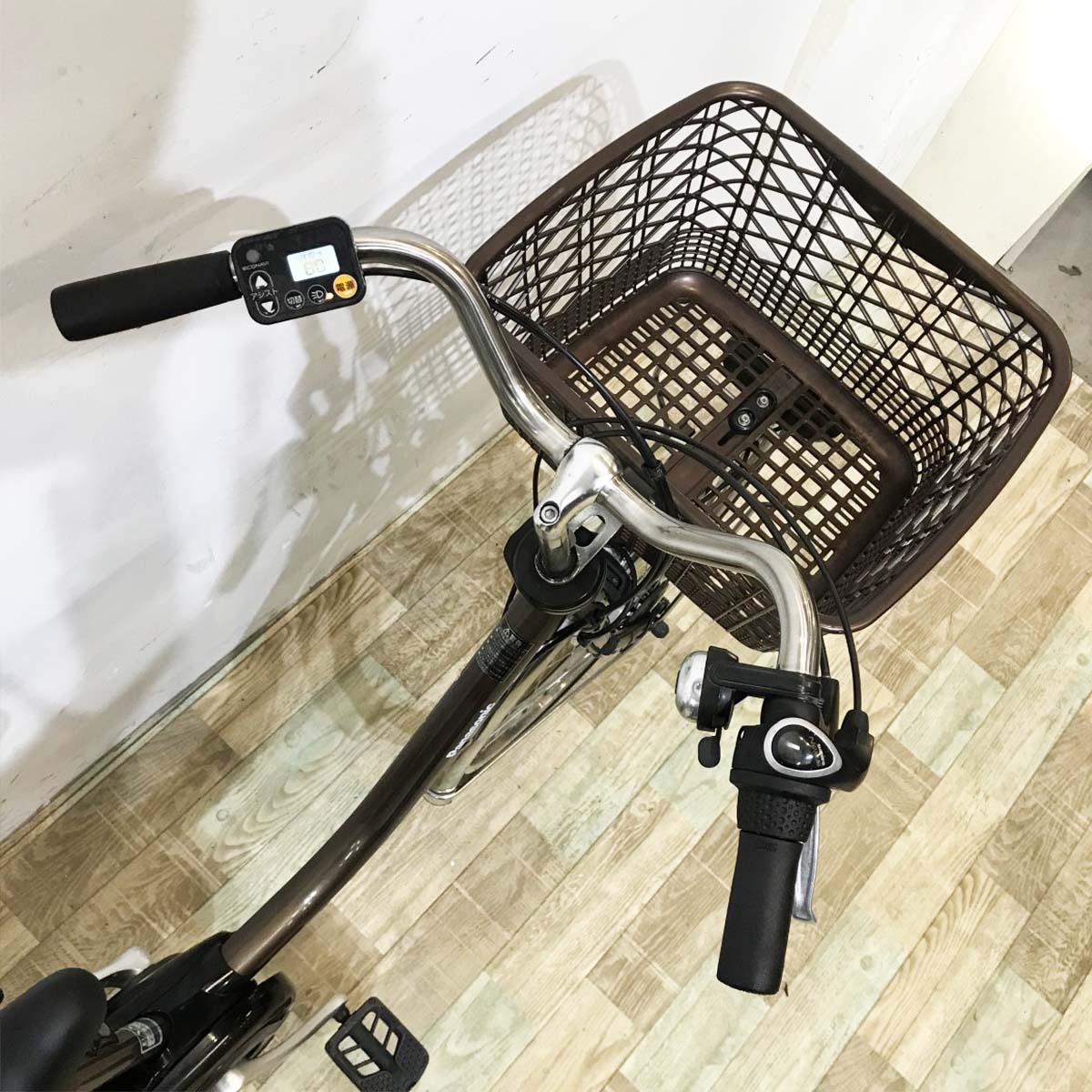 中古電動自転車 パナソニック ビビDX ブラウン 24インチ KL084